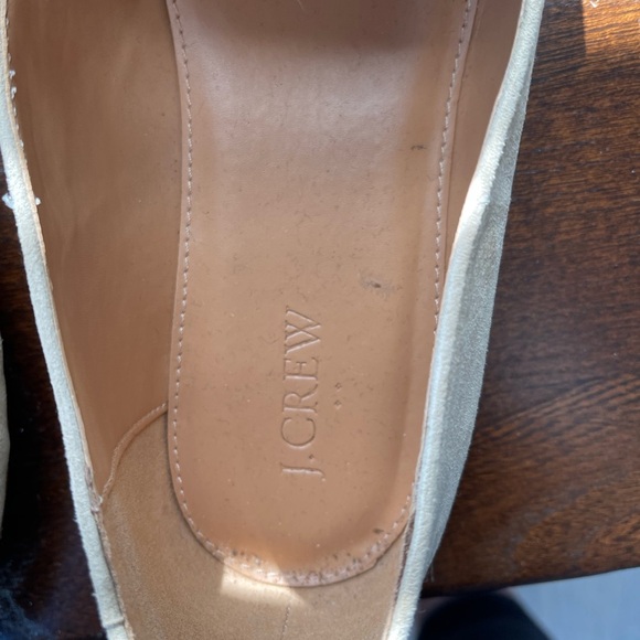 J.Crew Factory Faux-suede loafers with tassels - cream - Picture 6 of 8